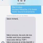 Reçu de Valentin par SMS - Avis sur Airus Sound