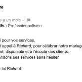 Posté par Grégory sur notre fiche Google - Avis sur Airus Sound